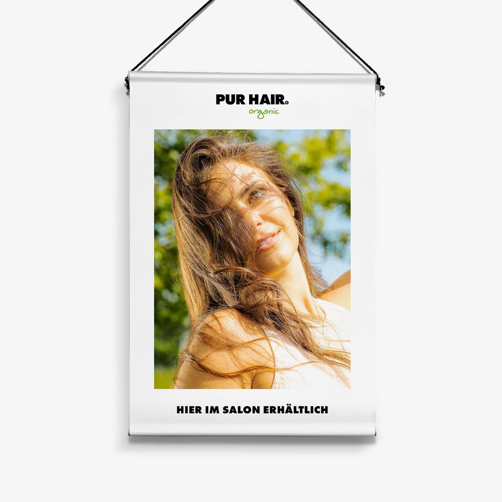 PUR HAIR STOFFBANNER 80x120 ORGANIC COVER