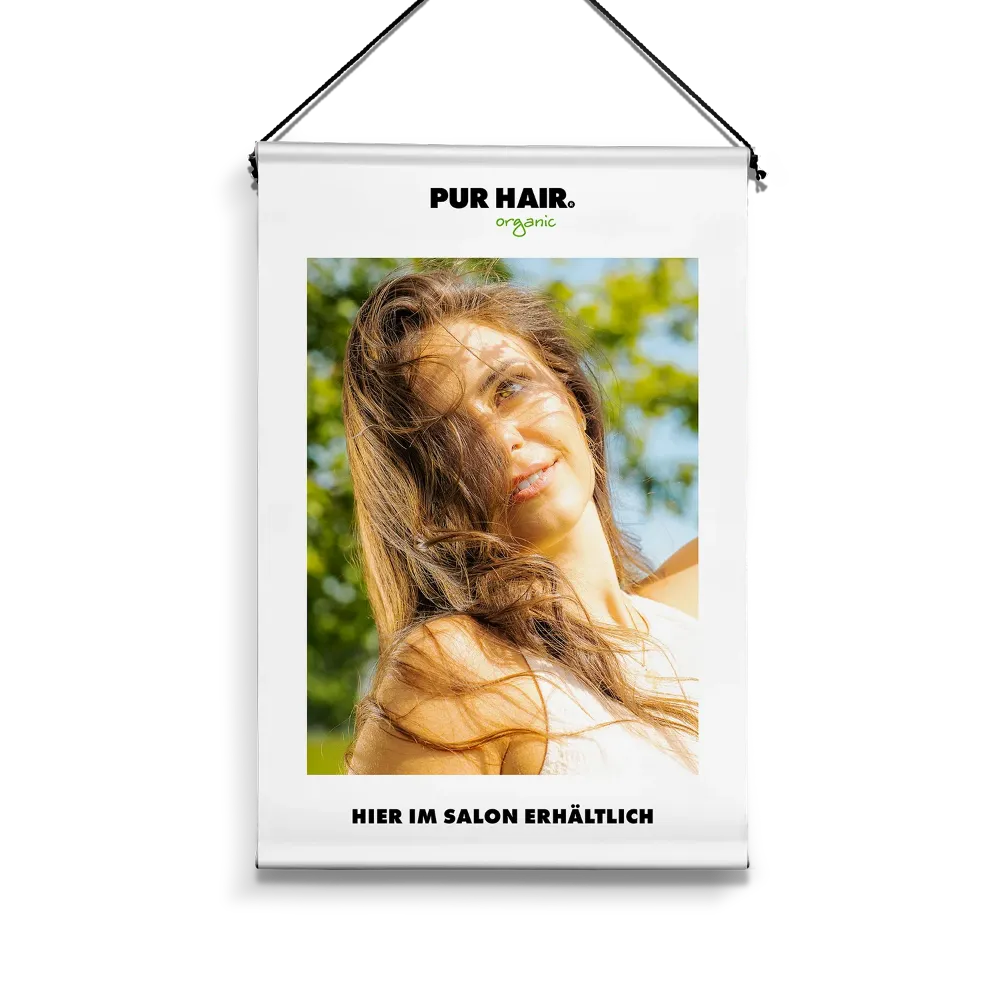PUR HAIR STOFFBANNER 80x120 ORGANIC COVER