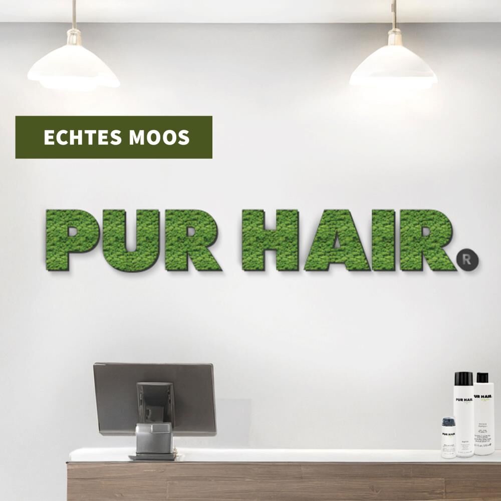 PUR HAIR MOOSWAND (ECHTES MOOS) 120x17