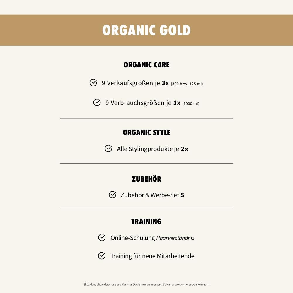 ORGANIC GOLD PARTNER DEAL