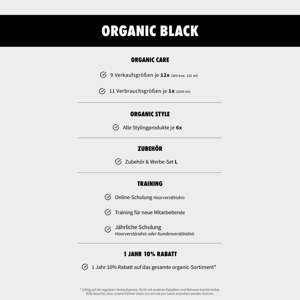 ORGANIC BLACK PARTNER DEAL